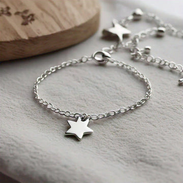 The Nutan Art Jewelry Bracelets Amalthea Sterling Silver Pandora Star Infant Childrens Bracelet