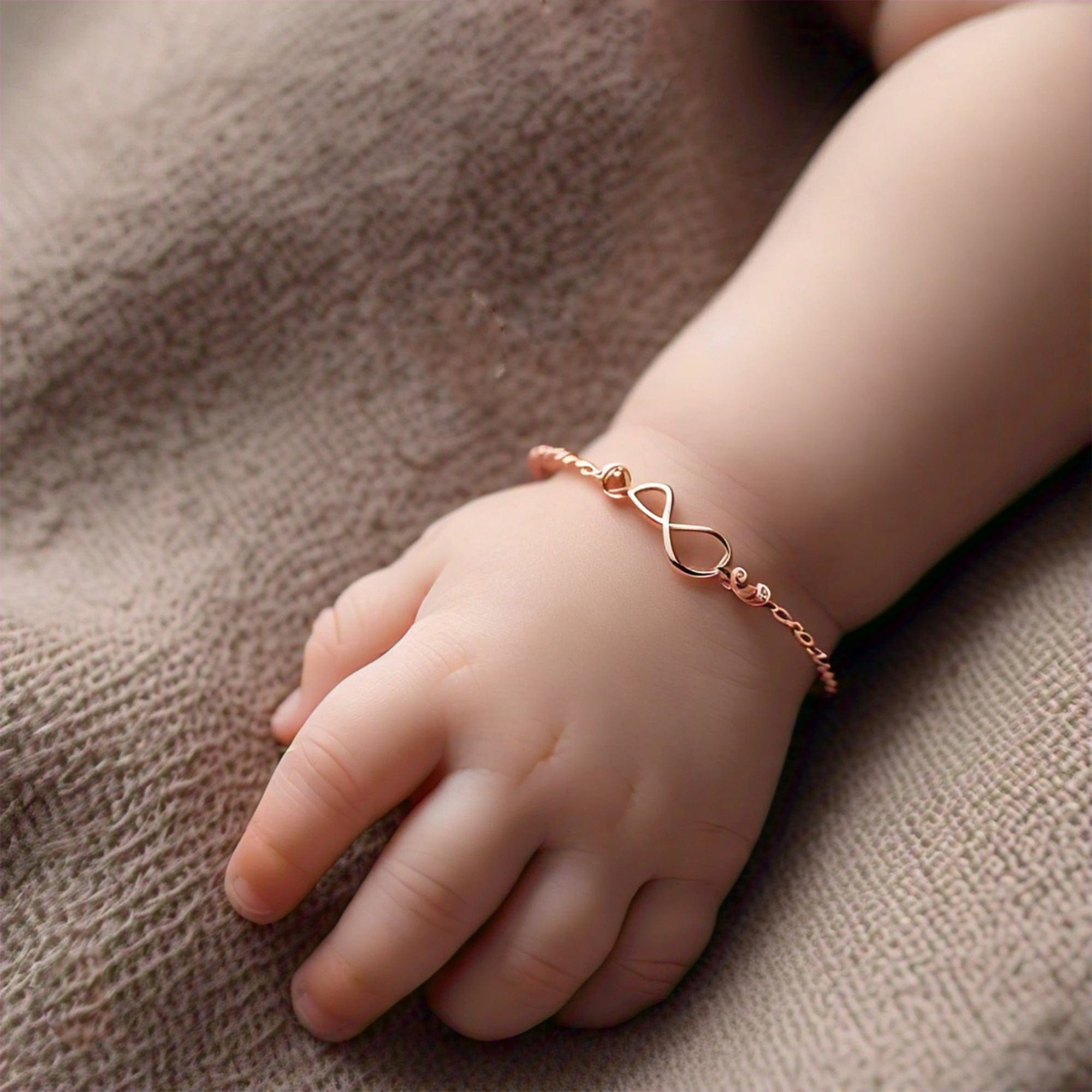 The Nutan Art Jewelry Bracelets Ersa Childrens Rose Gold Pandora Infinity Infant Bracelet