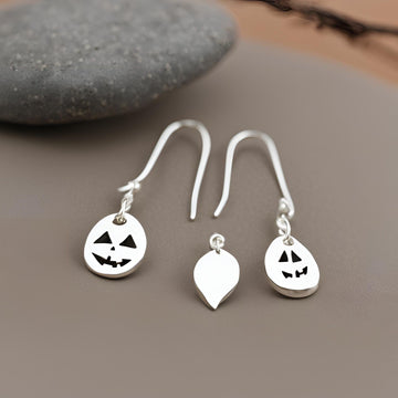 The Nutan Art Jewelry Earrings Iris Halloween Drop Pumpkin Earrings