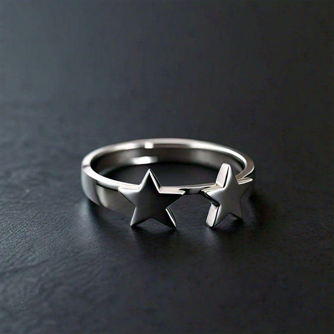 The Nutan Art Jewelry Rings Fortuna Sterling Silver North Minimalist Eastern Star Signet Ring